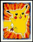 POKEMON SERIES 1, MERLIN TOPPS STICKER # 25, PIKACHU, YEAR 1999