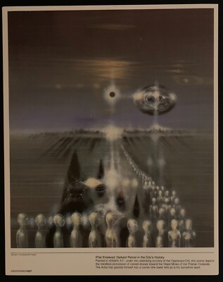 RICHARD M. POWERS Science Fiction Portfolio Print Sci Fi Surreal Modern Art 6