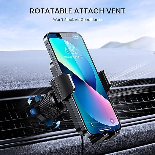 Car Vent Phone Mount for Car Phone Stand for Car Air Vent Clip-image