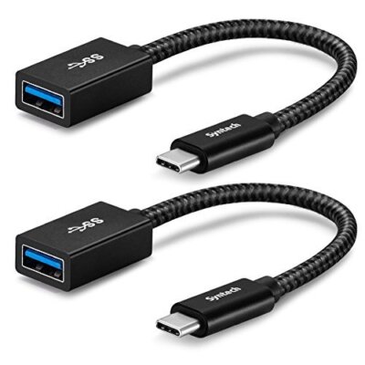 USB C to USB Adapter, 2 Pack USB C to USB3,USB Type C to USB,Thunderbolt 3 to...