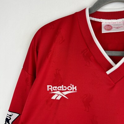 Liverpool 1996/1998 Reebok Home Soccer Jersey Shirt Men Size 2XL