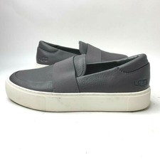 UGG Women's 7.5 CHAYZE Charcoal White Slip On Sneakers Shoes 1112415