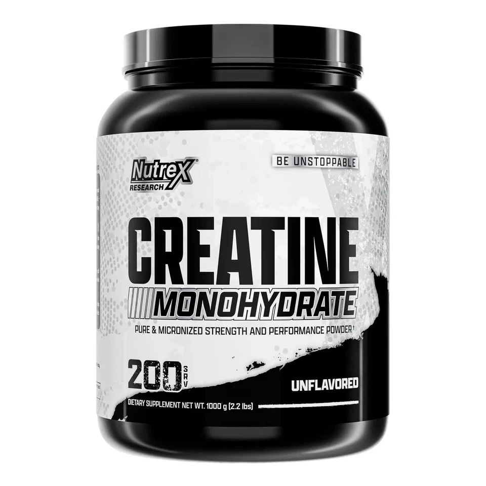 Nutrex CREATINA Monohidrato en Polvo Micronizado Sin Sabor 200 Porciones 1000 Gramos Foto 2 de 4