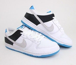 laser blue white nike dunks