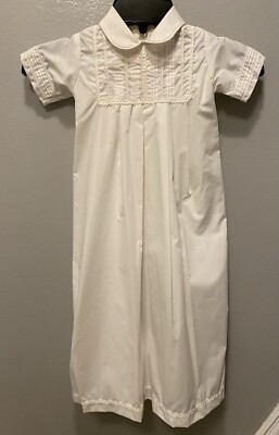 Baptism Gown And Slip Little Things Mean A Lot Unisex Christening Size 12M NEW