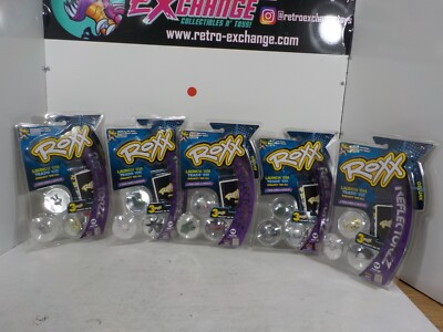 N A312 Imperial Toy Roxx Reflectorzz Pogs 3 Trixx Cards & Checklist 3D Lot of 5