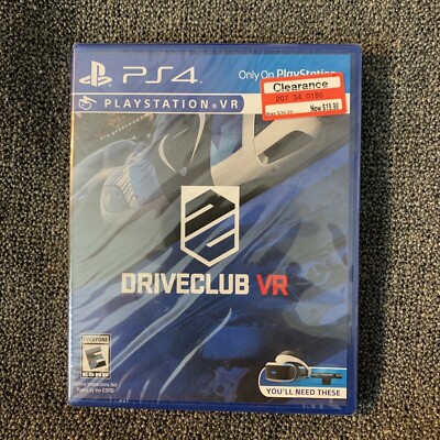 DriveClub VR (Sony PlayStation 4, 2016) Brand New Sealed