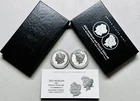 2023 S MORGAN AND PEACE REVERSE PROOF SILVER DOLLAR 2-COIN SET GEM+ OGP/COA