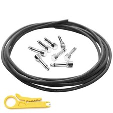 Evidence Audio 8x Ang Jack, 5ft Black Solderless Cable Patch Cable KIT1-B