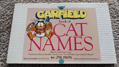 The Garfield Book of Cat Names