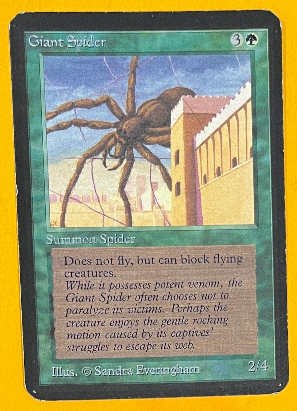MTG GIANT SPIDER Alpha (OldManMTG 008-322)