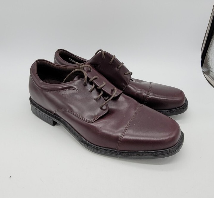 Vtg Rockport Ellingwood Oxford Shoe Mens 10 Oxblood Burgundy  display picture 1