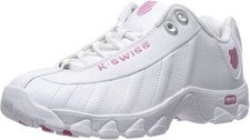 Woman K-Swiss ST329 CMF Sneaker 93426-156-M Color White/Shocking Pink Brand New