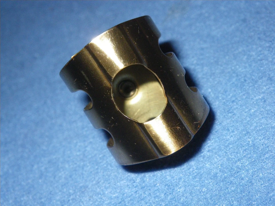 LIGATURA DE SAXOFÓN ALTO OTTO LINK ERA BABBITT TEMPRANA DE COLECCIÓN para BOQUILLA STM Foto 4 de 4