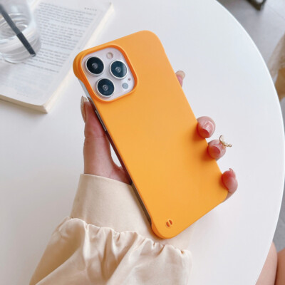 Case For iPhone 16 15 14 Pro Max 13 12 11 X Ultra-thin Frameless Matt Hard Cover