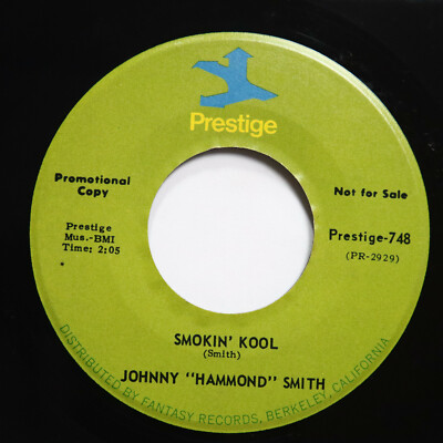 JOHNNY HAMMOND SMITH - SMOKIN' KOOL / I'LL BE THERE - SOUL JAZZ 45 *PROMO*