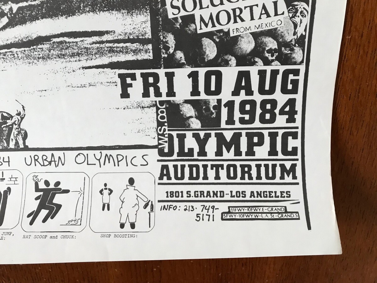 1st-Print Poster, DEAD KENNEDYS, Los Angeles, 1984. | eBay