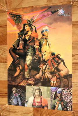 FINAL FANTASY X X-2 SQUARESOFT SONY PLAYSTATION 2 B2 SIZE