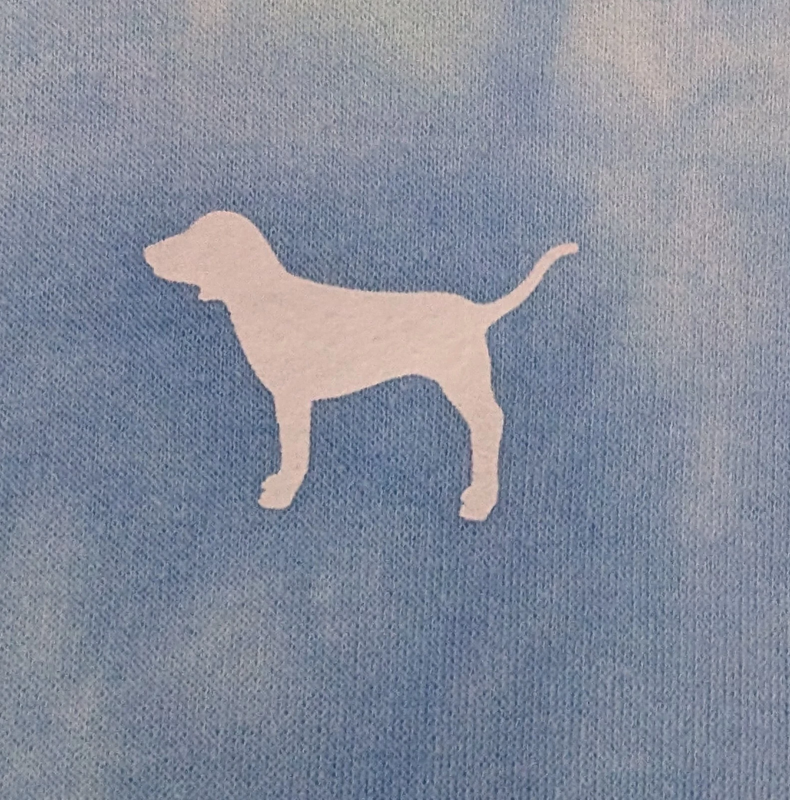 UNDERCOVER Felpa donna con cappuccio Victoria’s Secret VS rosa tie dye blu verde piccola