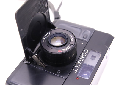 Contax T Black Rangefinder 35mm Film Camera | eBay