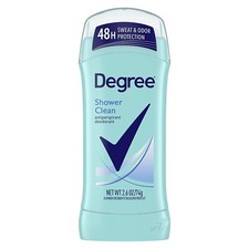 Degree Antiperspirant Deodorant 24 Hour Shower Clean Deodorant for Women 2.6 oz