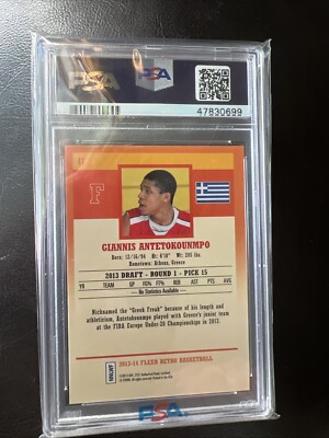 その他 2013 Fleer Retro Giannis Antetokounmpo 2013 fleer retro 47 giannis antetokounmpo psa 10 | eBay