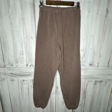WOMENS JOAH BROWN COTTON OVERSIZED HI RISE SLOUCHY JOGGER SWEATPANTS BROWN XS/S