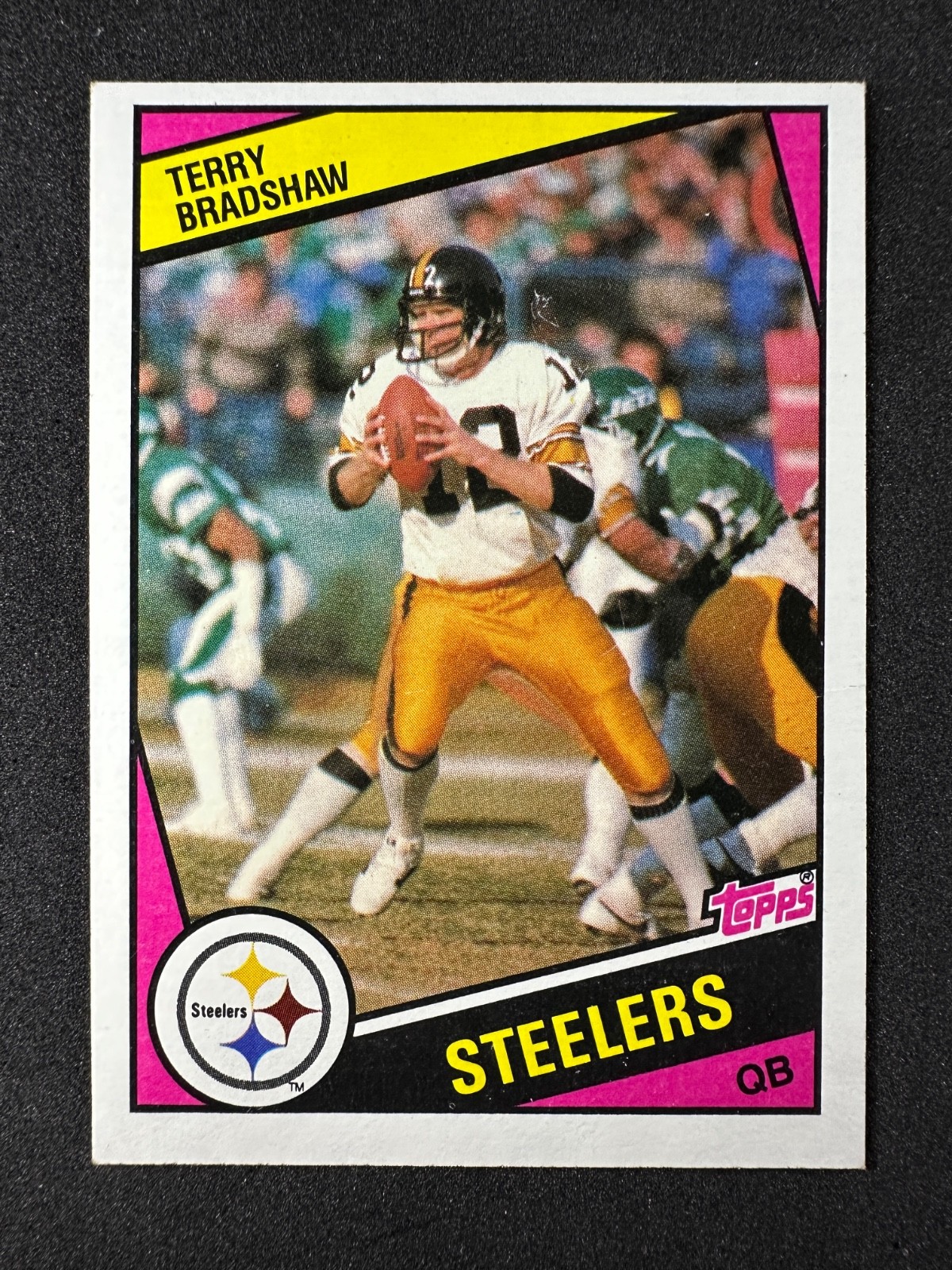 1984 Topps TERRY BRADSHAW #162 STEELERS HOF LEGEND