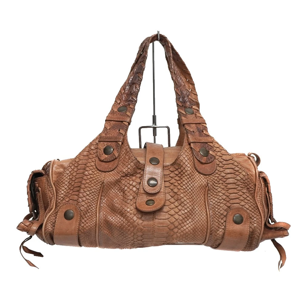 Chloe — Chloe Tote Bag Leather Brown Women's KNB1444 #KNB1444