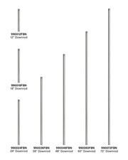 Hinkley Lighting 990024F 24"L Downrod for Hinkley Ceiling Fans - Nickel
