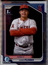 2024 Bowman Chrome - Prospects Shimmer Refractors #BCP-234 Juan Flores Near Mint