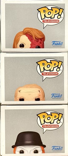 CHUCKY Funko Pop Television Set 1719-1721 BURNT, OLD, PHANTOM CHUCKY Horror w/PP - Picture 7 of 8
