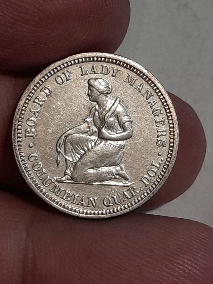 U.S. - 1893 Silver Isabella Commemorative Quarter - Scarce & Nice - Image 4 of 4