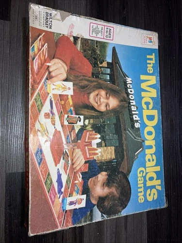 Vintage Copyright 1975 Milton Bradley Board Game - The McDonald's Game