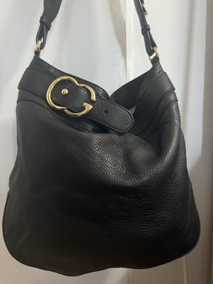 Gucci Ride Schultertasche Groß Schwarz Leder 