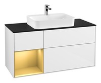 Villeroy & Boch Finion Waschbeckenunterschrank FüR Becken Mittig Regal Links...