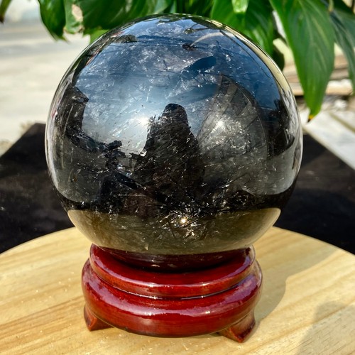 4.96LB white crystal transparent quartz crystal ball Reiki repair - Picture 7 of 13