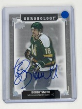 2019-20 Upper Deck Chronology #FH-MN-BS Bobby Smith Franchise History Autographs