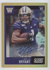 2020 Score Rookies Gold Zone Signatures 21/50 Hunter Bryant #406 Auto ib1