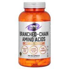 Now Foods Sports Branched Chain Amino Acids 240 Capsules GMP Quality Assured