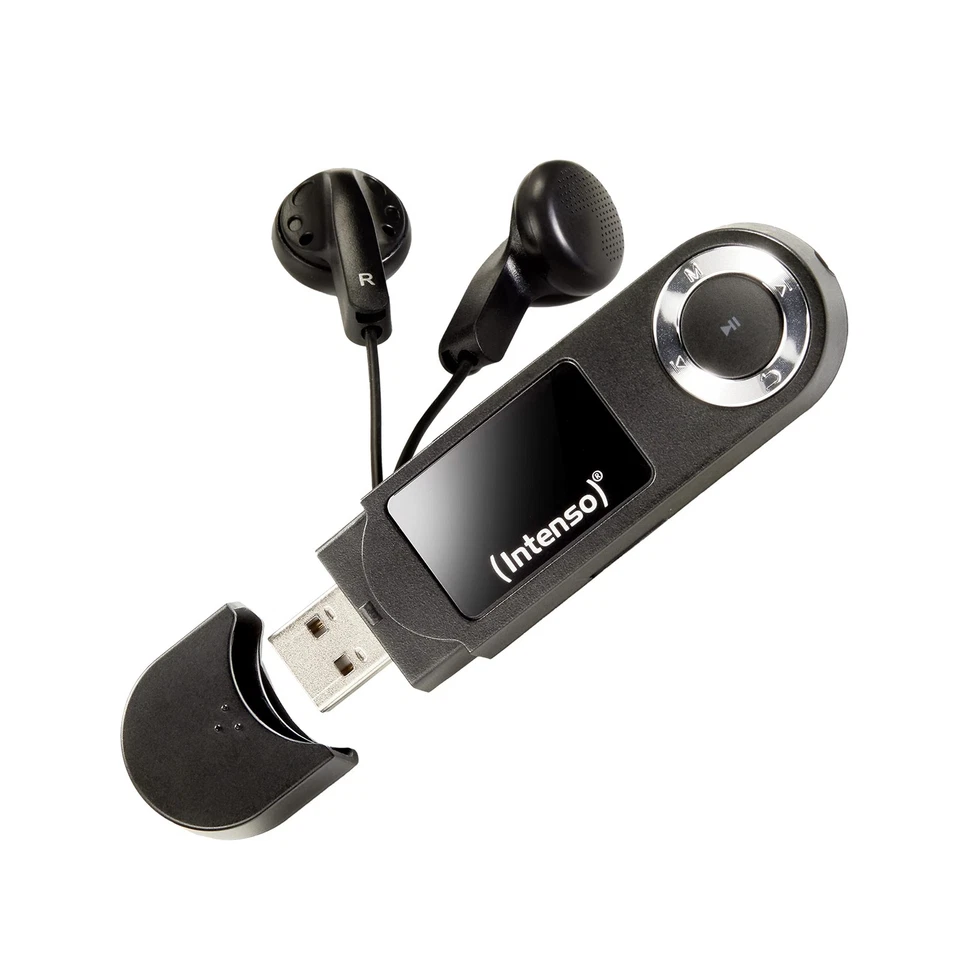 Intenso Musik Walker MP3-Player schwarz 16 GB NEW - Bild 1 von 4