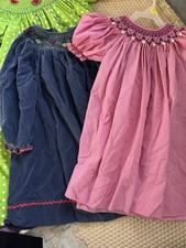 2 Smocked Dresses Girl Size 4T