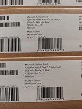 NUEVO Microsoft Surface Pro 9 Core i5-1235U 8GB RAM 128GB SSD 13" Windows 11 Pro