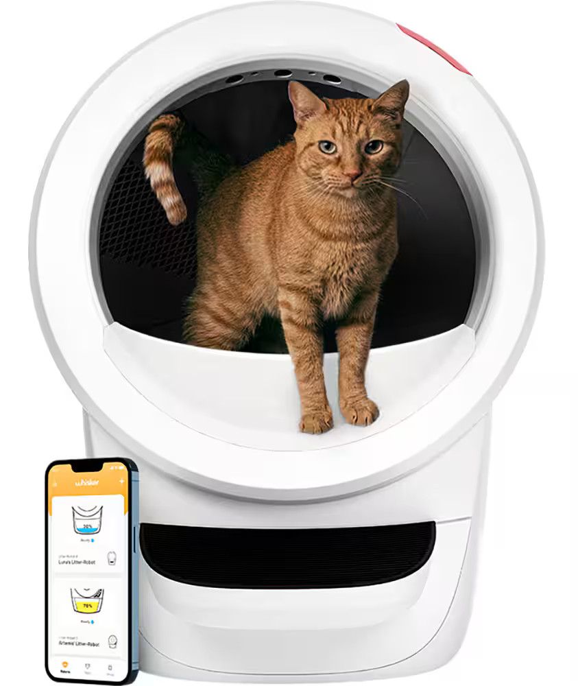 Whisker Litter-Robot Smart App-Controlled Self-Cleaning Litter