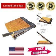 Professional 12'' Titanium-Bonded Paper Cutter Heavy Duty Style Performance