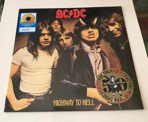 AC/DC - Highway to Hell - Gold Vinyl 50th Anniversary Limited Edition LP - New