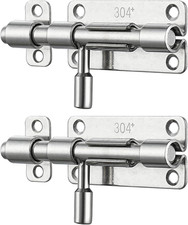 Door Latch Lock Barrel Bolt 4 Inch 304 Stainless Steel Slide Gate Latches Secur Door Latch Lock Barrel Bolt 4 Inch 304 Stainless Steel Slide Gate Latches Secur
