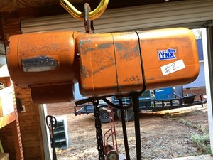 Duff Lynx 500 Lbs. Electric Chain Hoist C6P17NZ3D 1/4 H.P. 1650 R.P.M. 1PH