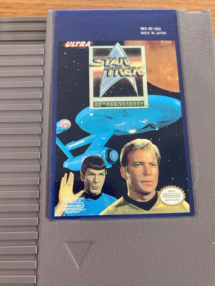 NES ~ STAR TREK 25th Anniversary Nintendo Game NES-8Z-USA Game Cart Only NTSC - Image 2 of 4