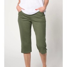 Denim Co. Olive Green Comfy Knit Air Skimmer Pull On Pants 1X